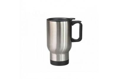 14oz SS Travel Mug Silver