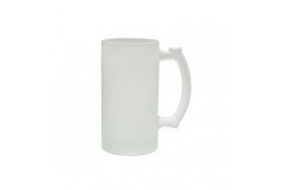 16oz Sublimation Beer Glass Frosted