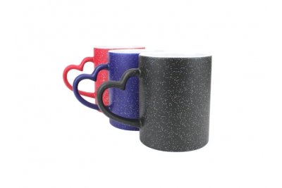 11oz heart handle starsky magic mug