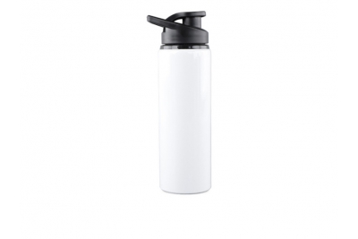 600ml Aluminium Water Bottle (White)
