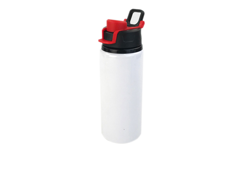 600ml Aluminium Water Bottle (White) - Zibo Wangsen Sublimation