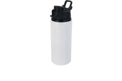 600ml Aluminium Water Bottle (White)