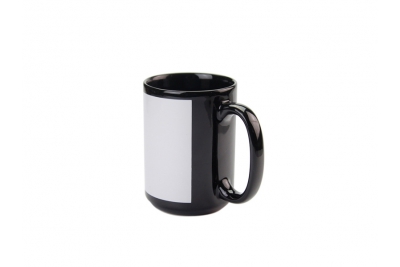 <b>15oz Sublimation White Patch Mug</b>
