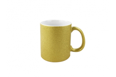 11oz Glittering Mug Gold Color
