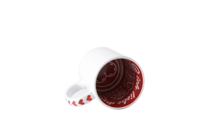 11oz Sublimation Mug with Inside and Handle Image Printing