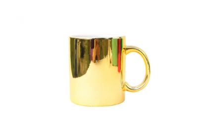 11oz Sublimation Metalic Mug Gold