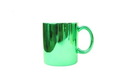 11oz Sublimation me<x>talic Mug Green