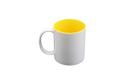 11oz Sublimation Inner Color Mug-Yellow 