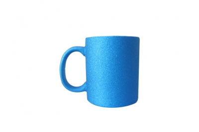 11oz Glittering Mug Blue Color
