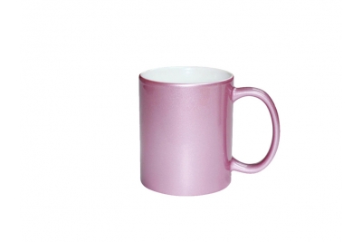 11oz Sublimation Pearl Mug - Pink