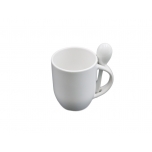 12oz White Spoon Mug
