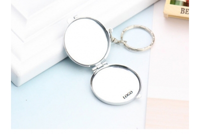 Sublimation me<x>tal Key Ring-Round