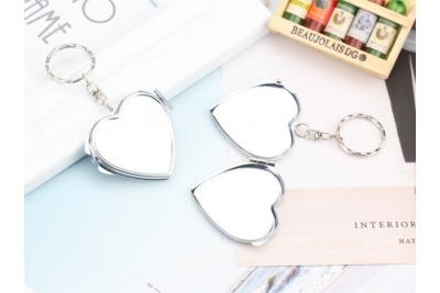 Sublimation Metal Key Ring-Heart