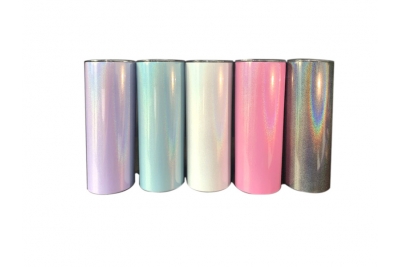 20oz Rainbow paint Sublimation Stainless Steel bottle with straw 