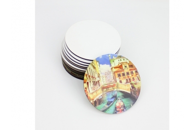 sublimation blank fridge magnet-round shape big