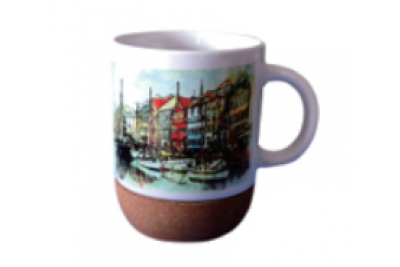 11oz Sublimation Cork Base Mug