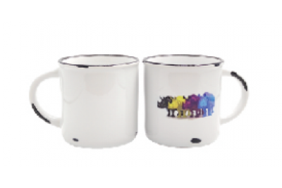 11oz Sublimation Retro Style Mug